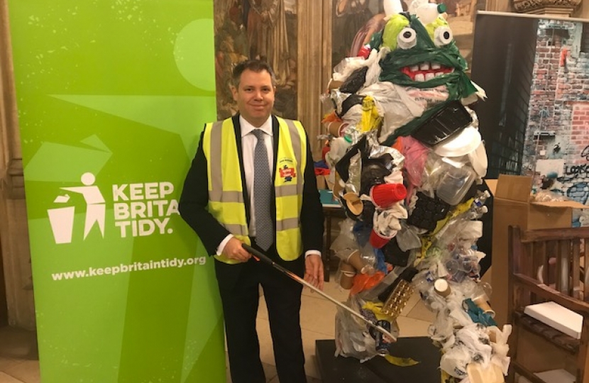 Edward at the launch in Parliament