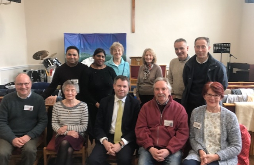 Edward with the Soar Valley Food Project Team