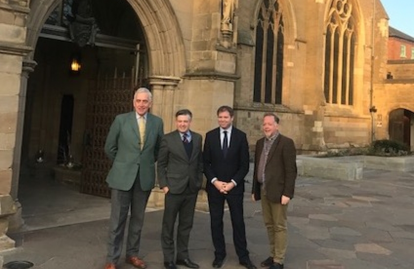 Edward at Leicester Cathedral