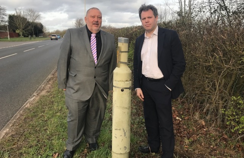 Edward with Cllr O'Shea