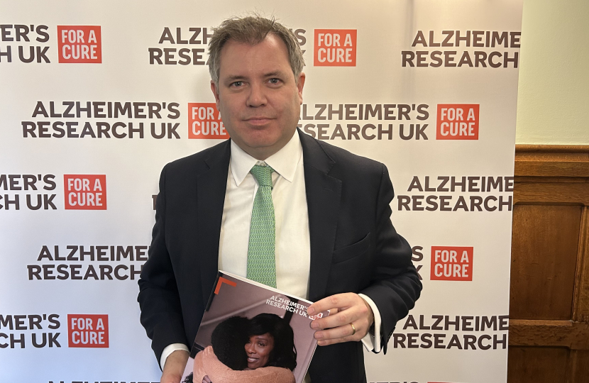 Edward at Alzheimer's Research UK Event