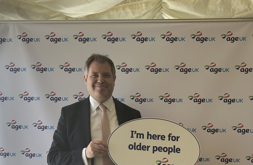 Edward at Age UK Event