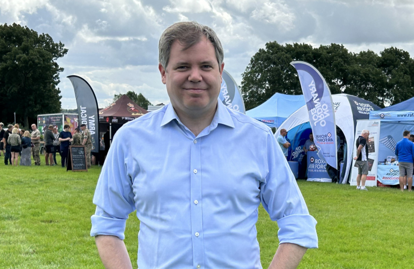 Edward at the DATR Open Day in Asfordby