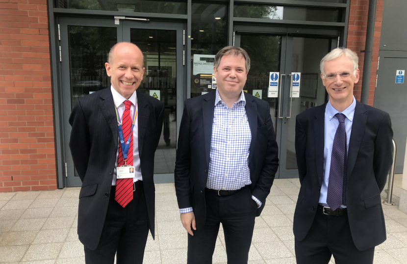 Edward with the team from University of Leicester Medical School