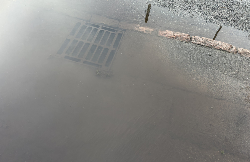 Flooded Drain in Cossington