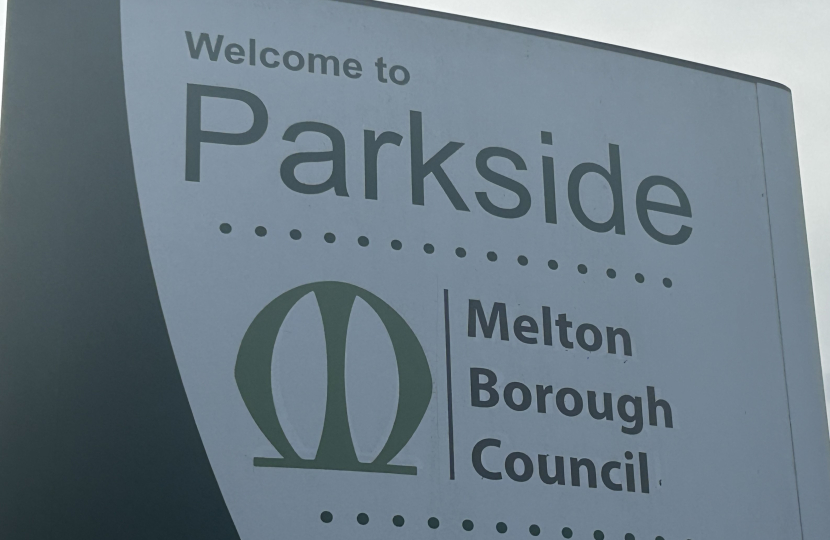 Melton Borough Council Sign