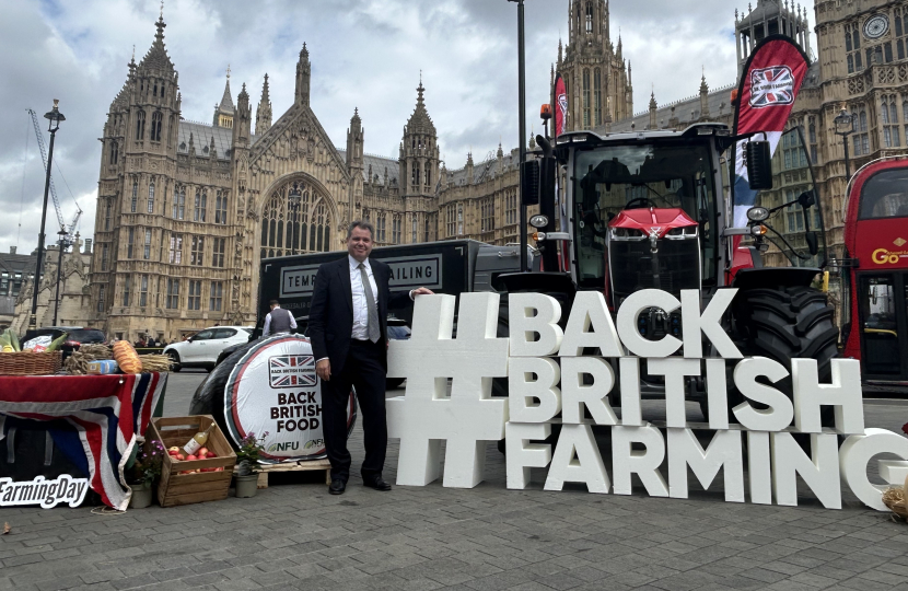 Edward at the NFU's Back British Farming Day Event