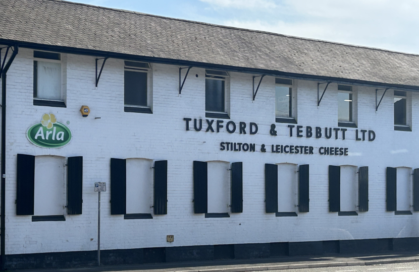 Arla's Tuxford and Tebbutt Factory in Melton