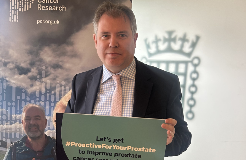 Edward at the Prostate Cancer UK Event