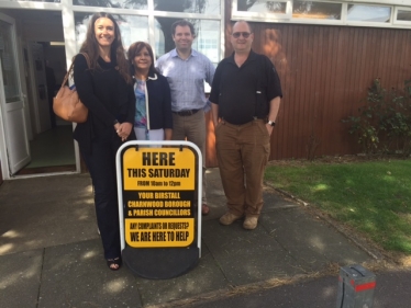 Edward at a Birstall drop-in surgery