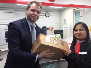 The Official Opening of the refurbished Groby Post Office