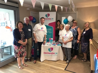 Edward with Dementia UK supporters in Birstall