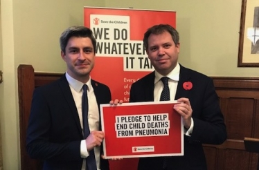 Edward joins Save the Children Report Launch