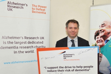 Edward supports Alzheimers Research UK