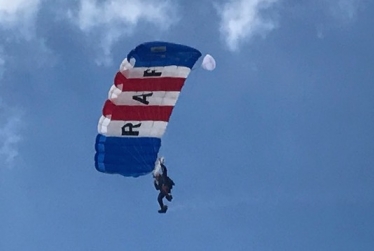 RAF Falcons at Welbeck College Prize Day