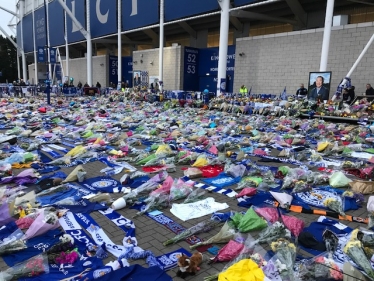 Floral Tributes at the King Power Stadium