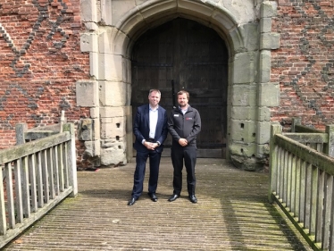 Edward at Kirby Muxloe Castle