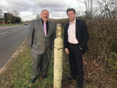 Edward with Cllr O'Shea