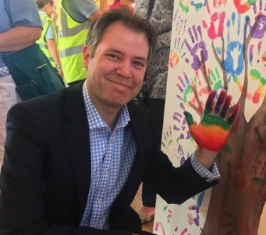 Edward at Rainbows' Open Day