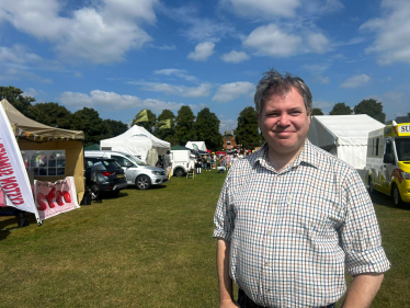 Edward at the Syston Fayre