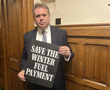 Edward is fighting the cuts to the winter fuel allowance