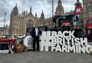 Edward at the NFU's Back British Farming Day Event