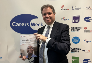 Edward at Carers UK parliamentary event