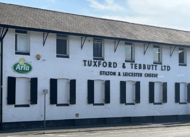 Arla's Tuxford and Tebbutt Factory in Melton